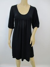 Envi Black Stretch Knit Elbow Sleeve Shift Dress Size XS