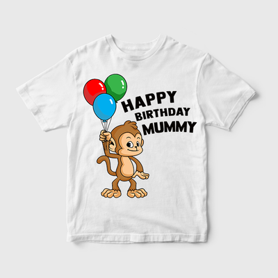 happy birthday mummy t shirt baby