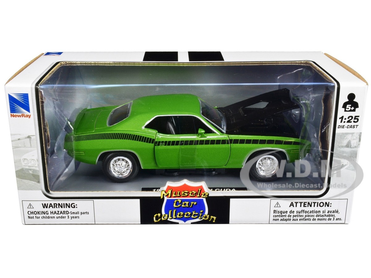 【ビンテージ】fartco loveearart 70’s Plymouth 1970 Plymouth Cuda Orange 1 24 NewRay Diecast Scale Arts