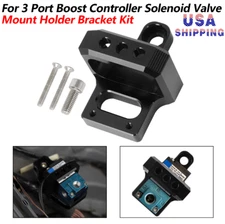 For MAC AEM 3 Port Boost Controller Solenoid Valve  Mount Holder Bracket Kit US