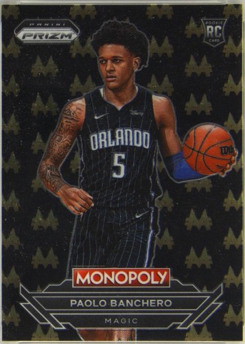 2022-23 Panini Monopoly Prizm Paolo Banchero Brown Prizm Rookie RC