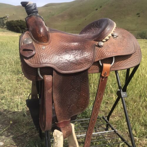 Mike Beers 15.5” Roping Saddle by Crates Leather Company