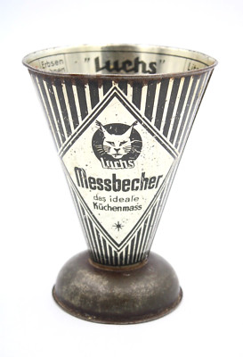 Luchs Messbecher das ideale Küchenmass 50er / 60er Jahre Vintage alt H 14,5 cm