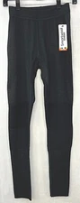 SmartWool Intraknit Merino Thermal Base Layer Bottoms Mens NWT XL Black white