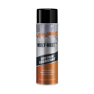 JET-LUBE - MOLY-MIST  Dry Moly Spray - MoS   High Temp Lubricant