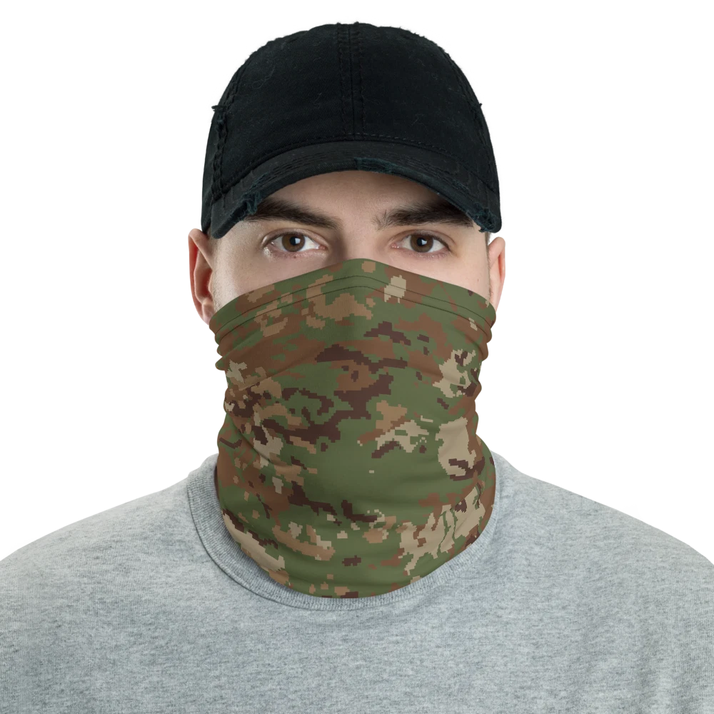 Spanish M09 Digital Multicam Ejercito Pixelado Boscoso Camouflage Neck Gaiter