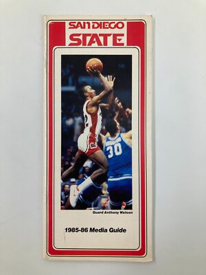 1985-1986 San Diego State University Basketball Media Guide