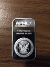 Apmex 1oz. Silver Bar.