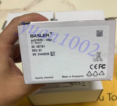 1PCS NEW Basler acA1920-40gc Industrial camera Fast FedEx or DHL