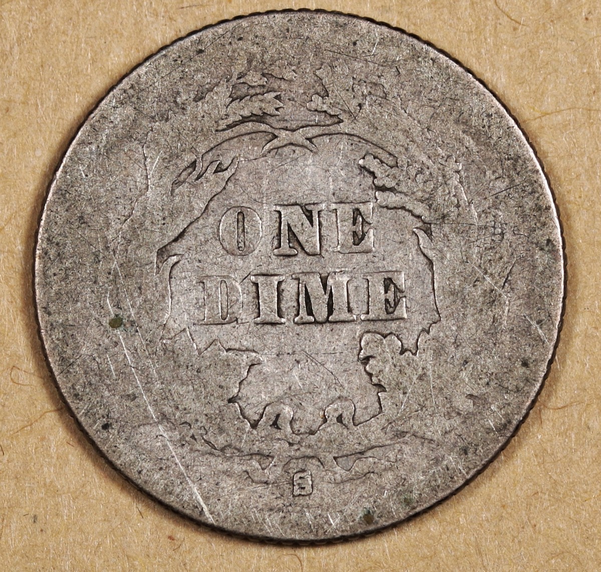 1876-s Seated Liberty Dime. F-VF. 194893 | eBay