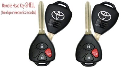 X2 NEW 3 Button Remote Key Shell For TOYOTA HYQ12BBY GQ4-29T SUPER STRONG A+++