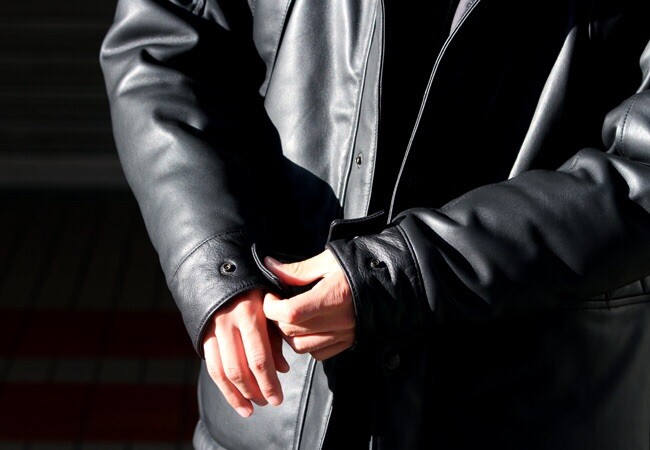 The North Face Purple Label Mountain Down Leather Jacket The North Face Purple Label Mountain Down Leather Jacket