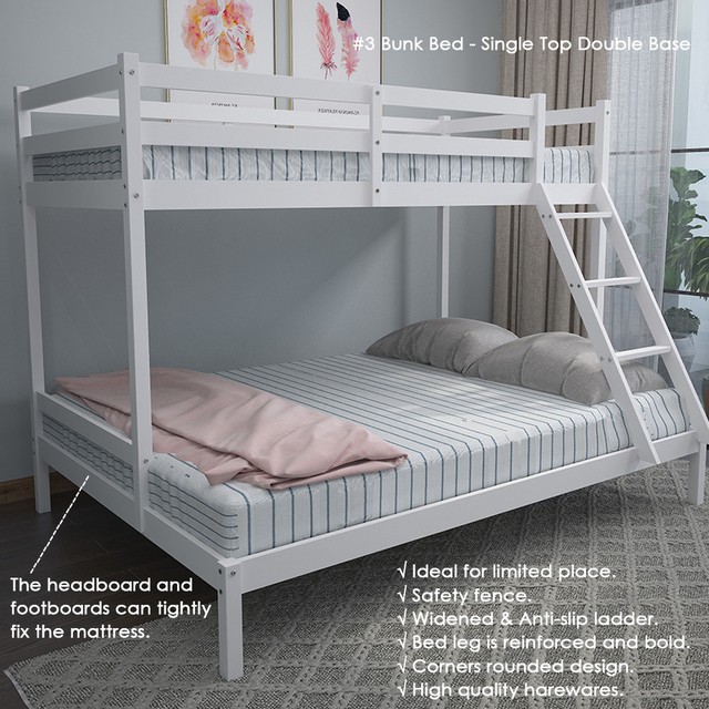 triple bunk beds 3 high