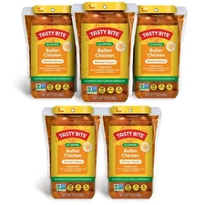 Tasty Bite Punjabi Style Butter Chicken Simmer Sauce 7-Ounce 5-Pack 3-4 Servi...