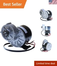 12/24 Volt DC 250W/350 Watt Gear Reduction Brushed Electric Motor with 9 Toot...