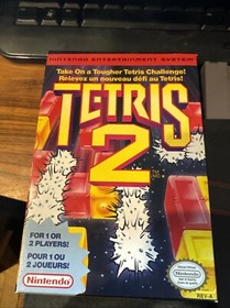 Tetris 2 (Nintendo NES-TS-CAN-1 W/ Box, USA Manual
