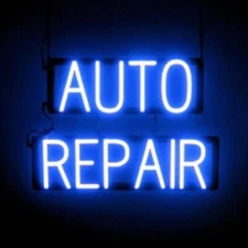 SpellBrite AUTO REPAIR Sign | Neon Sign Look, LED Light | 21.2" x 15.0"