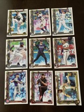 2025 Topps Holiday Baseball Lot: 165 Base Cards: Betts, Freeman, Horton, Lowder