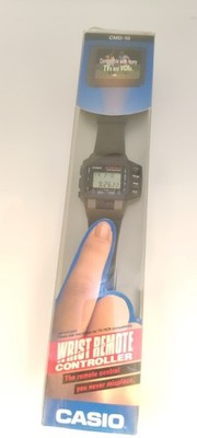 Casio CMD-10 TV Remote Watch – NOS, Japan – Full Set (Box, Tags