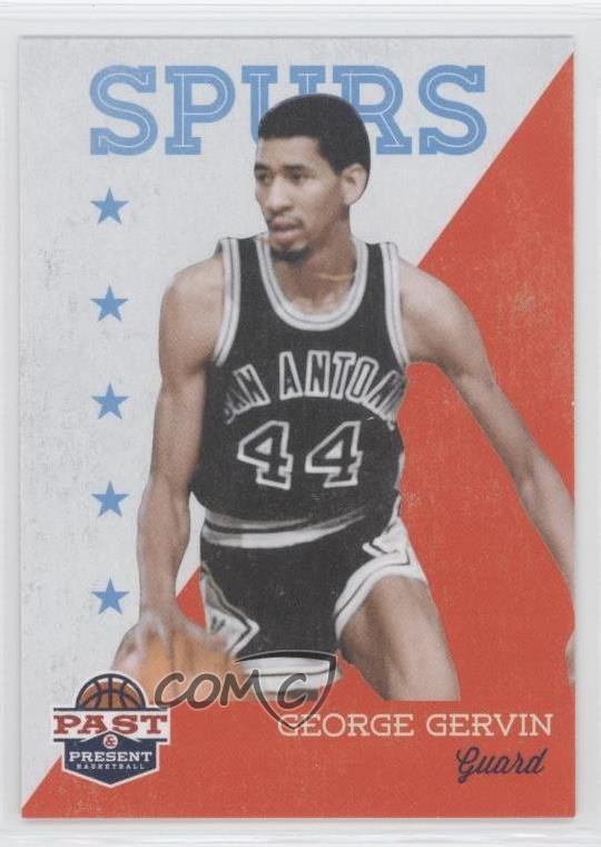 2011-12 Panini Past & Present George Gervin #80 HOF 0q0