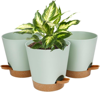 Offcup Kunststoff Blumentopf, 3 StüCk Blumentopf 20 * 16Cm Mit Untersetzer | Pfl