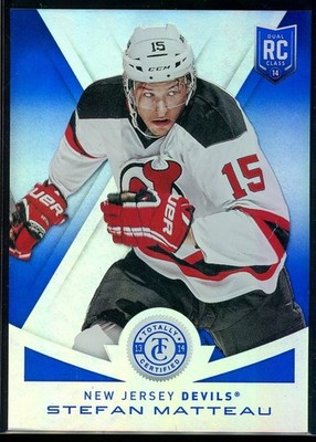 2013-14 Totally Certified Mirror Platinum Blue #187 Stefan Matteau 08/10