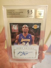 2013 BGS 9.5/10 AUTO Elite Kobe Bryant/Harden Passing The Torch #4/25 SSP