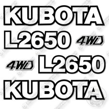 Fits Kubota L2650 Decal Kit  Tractor  - 7 YEAR OUTDOOR 3M VINYL!
