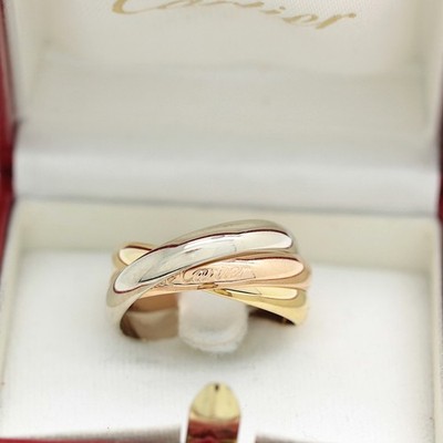 Cartier Trinity Tricolour 18KT Gold mit Cartier Box in Gr. 54