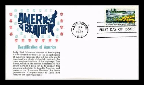 DR JIM STAMPS US COVER PLANT FOR MORE BEAUTIFUL HIGHWAYS FDC KHOL KRAFT