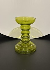  13  Vtg. Green Bubble Vase  5x7
