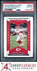2022 PANINI ROOKIES & STARS MAN IN MOTION #MM29 PATRICK MAHOMES II POP 6 PSA 10
