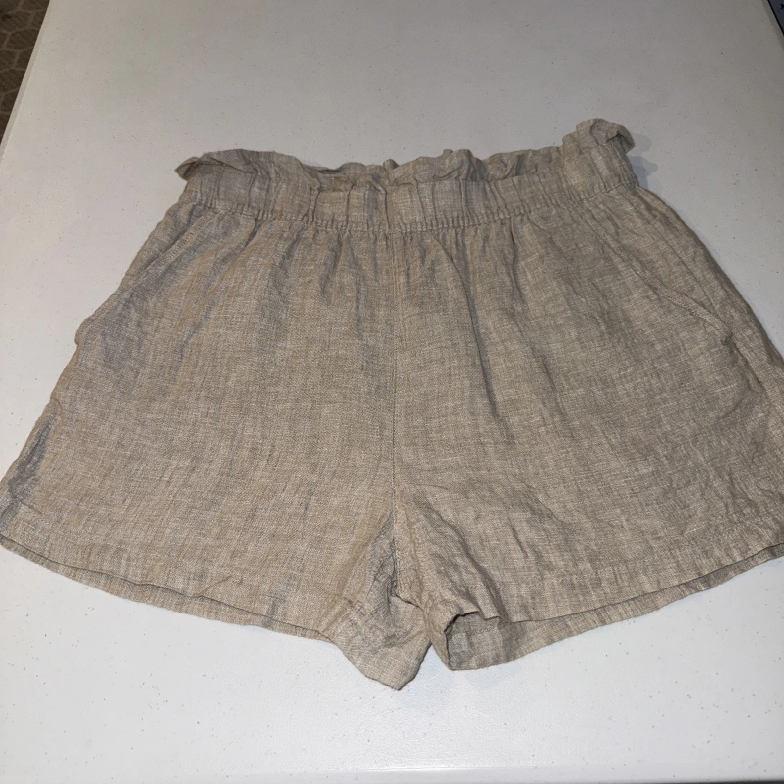 100 Percent Linen Shorts Size Medium Beige Ruffle Pull On Pockets Isaac Mizrahi
Opens in a new windo