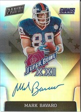 2020 Panini Super Bowl XXI Mark Bavaro Giants Auto Football Card