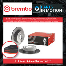 2x Brake Discs Pair Solid fits NISSAN SENTRA B17 1.6 Rear 2014 on HR16DE 292mm