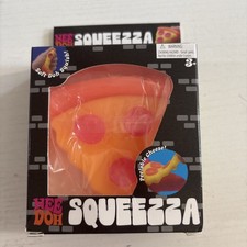 Schylling NeeDoh Squeezza Pizza Slice Peelable Cheese Squish Toy New Box