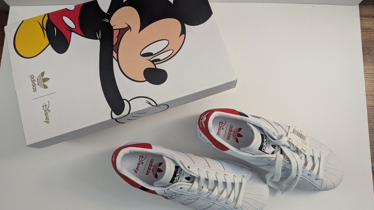 Adidas STAN SMITH MICKEY MOUSE DISNEY Shoes Superstar Men size 7