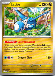 Latios 101/132 Mega Evolution Uncommon