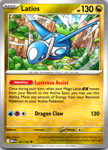 Latios 101/132 Mega Evolution Uncommon