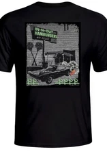IN-N-OUT Burger T-Shirt XL BLACK Graphic Tee 2023 QUALITY-N-SPEED CALIFORNIA