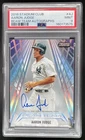 2018 Topps Stadium Club Aaron Judge Beam Team Auto Refractor #/5 Yankees PSA 9