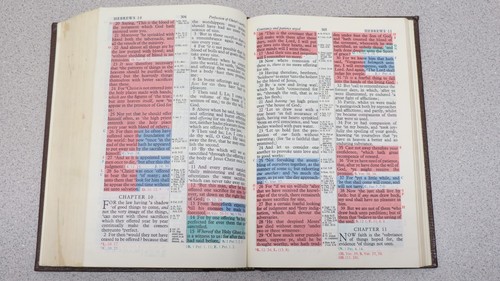 New Marked Reference Bible KJV  Zondervan 1980 - Chain of Reference Bible Study - Foto 13 di 14