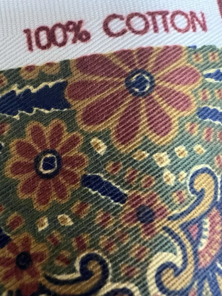 Waverly Clifton Knolls Fabric Remnant 2/3 Yard x 52” Paisley 100% Cotton - Image 4 of 4