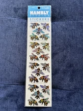 Hambly Studios Prismatic Bumble Bee  Stickers 90s Vintage Reflective