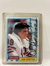 1981 Topps Dan Hampton HOF 2002 #316 Signed Rookie Card. rookie card picture