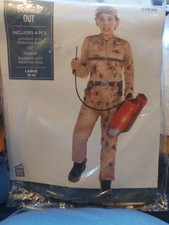 Bugged Out Exterminator Halloween Deluxe Costume Child's Size Large 12-14