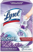 Click gel automatic toilet bowl cleaner lavender scent 6 count