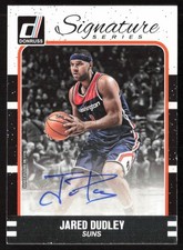 2016-17 Donruss Signature Series Auto Jared Dudley #35 Phoenix Suns