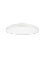 Nova Luce Deckenleuchte Linus 50W Led Dimmbar Weiß Aluminium 60Cm Warmweiß