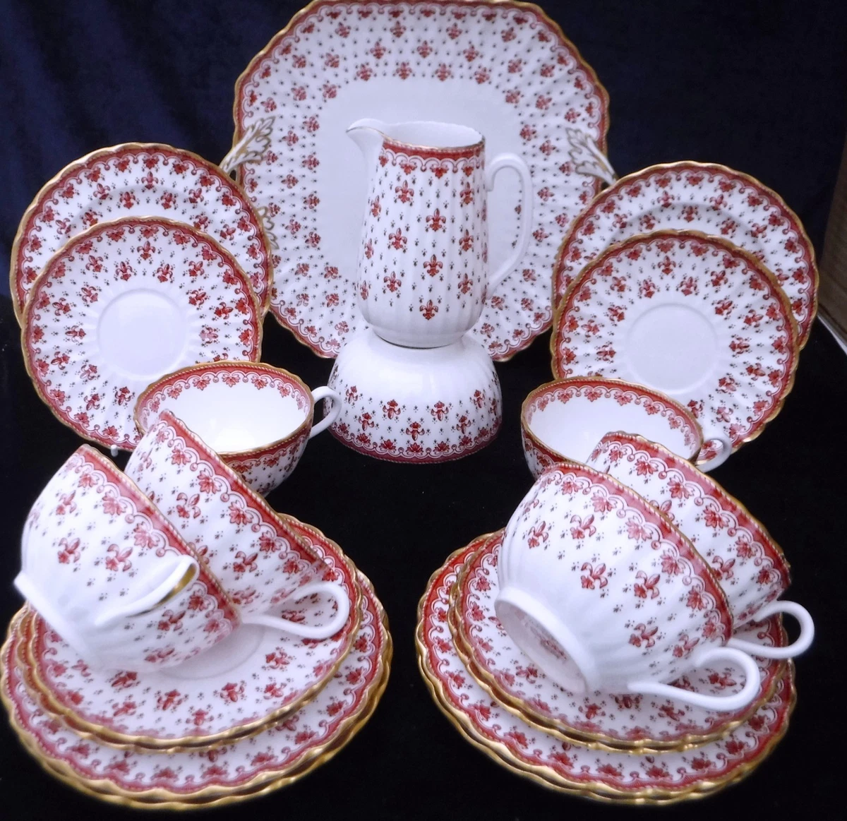 Spode Fleur De Lys Red for sale | eBay